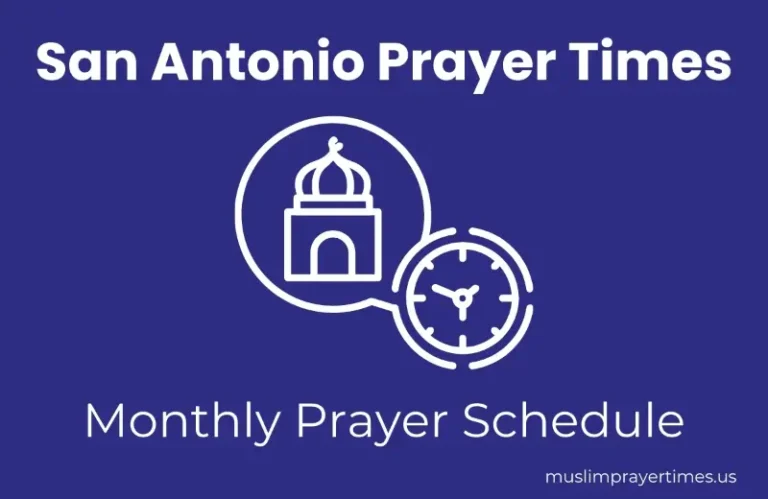 Monthly Prayer Time Miami for Muslims